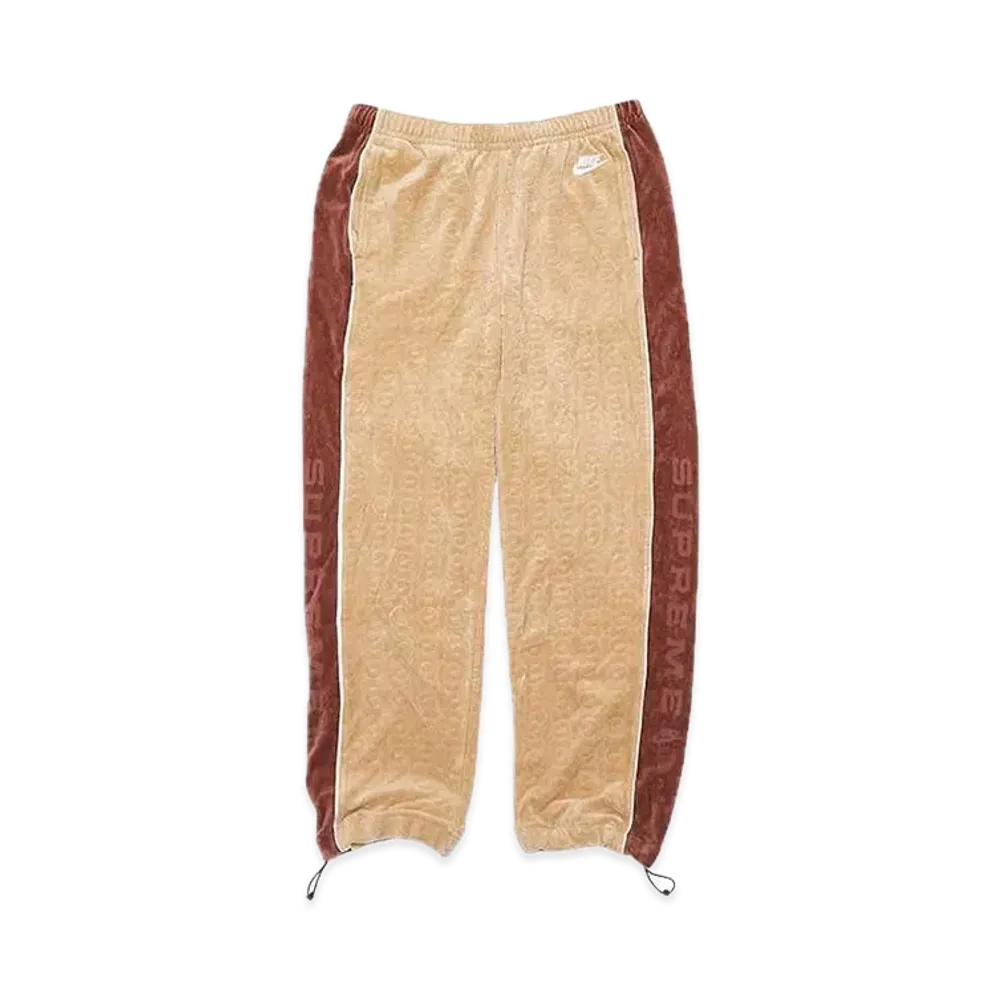 Supreme x Nike Velour Track Pant "Tan"