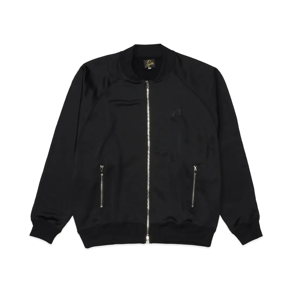 NEEDLES Dolman Sleeve Track Jacket - Bright Jersey "Black"