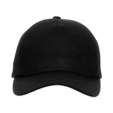 Saint Laurent Baseball Cap "Black"