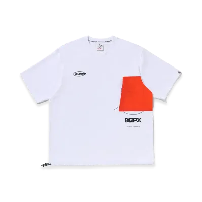A BATHING APE x KAZUKI KURAISHI Bapx Pocket SS Tee "White"