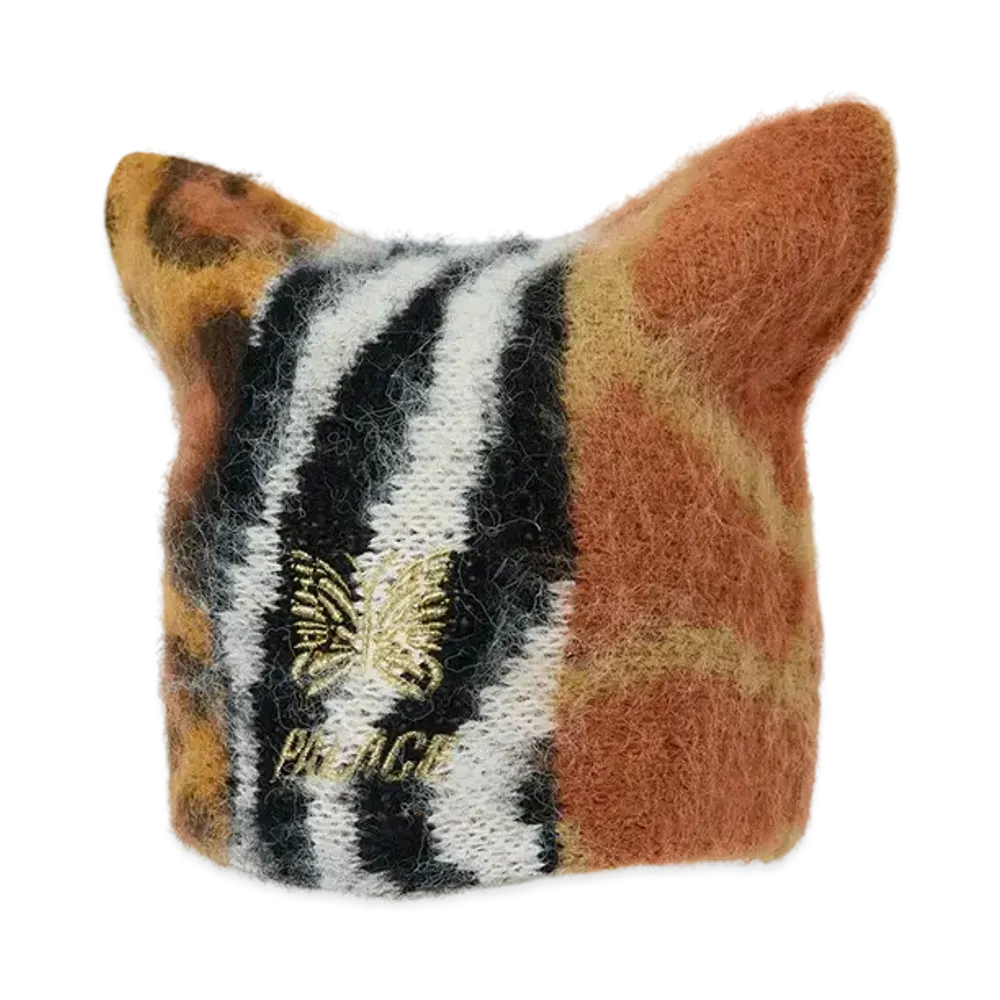 PALACE x NEEDLES Hairy Square Beanie "Multi Animal"