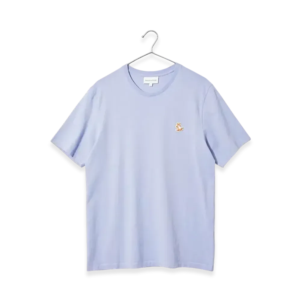Maison Kitsune Chillax Fox Patch Regular T-Shirt "Beat Blue"