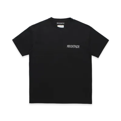 WACKO MARIA x Neckface Washed Heavy Weight Color T-Shirt "Black"