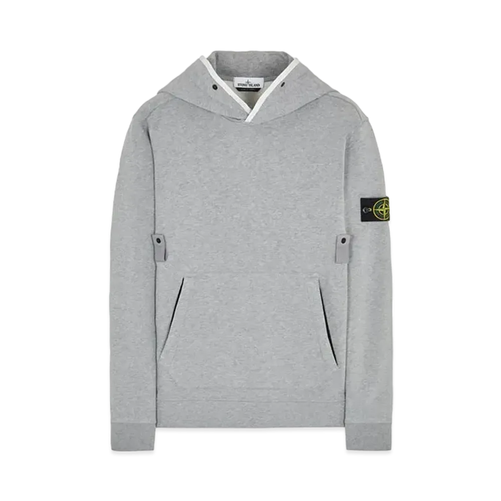 Stone Island 60620 BRUSHED COTTON FLEECE "Dust Melange"