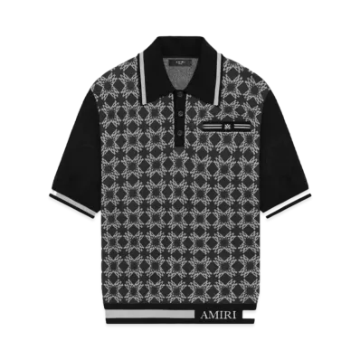 AMIRI MA Quad Polo "Dark Grey"