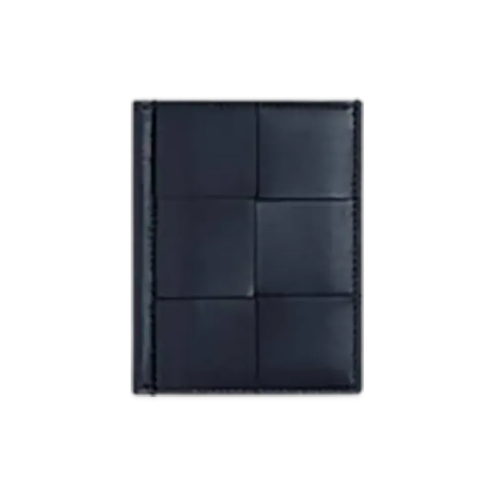 Bottega Veneta Cassette Slim Flap Card Case "Space/Sapele"