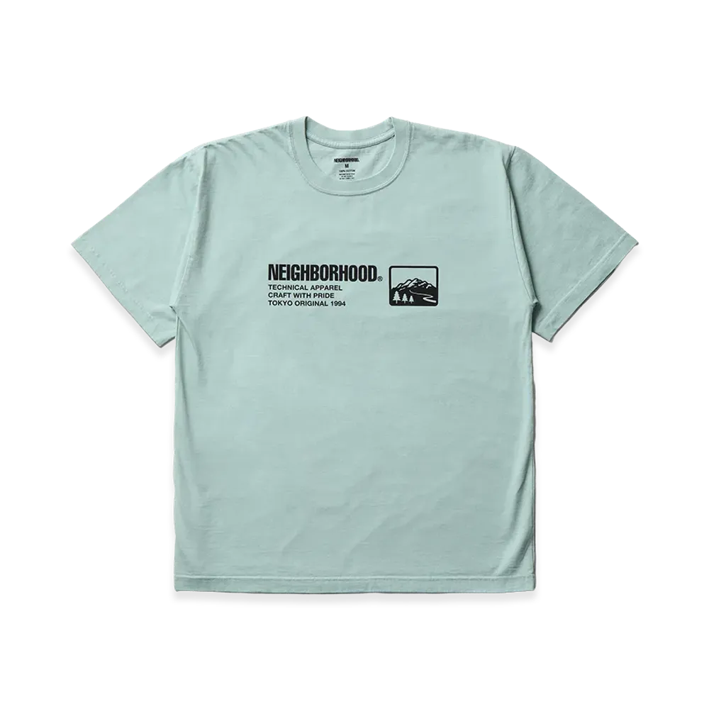 NEIGHBORHOOD NH. Tee SS-10 "Green"
