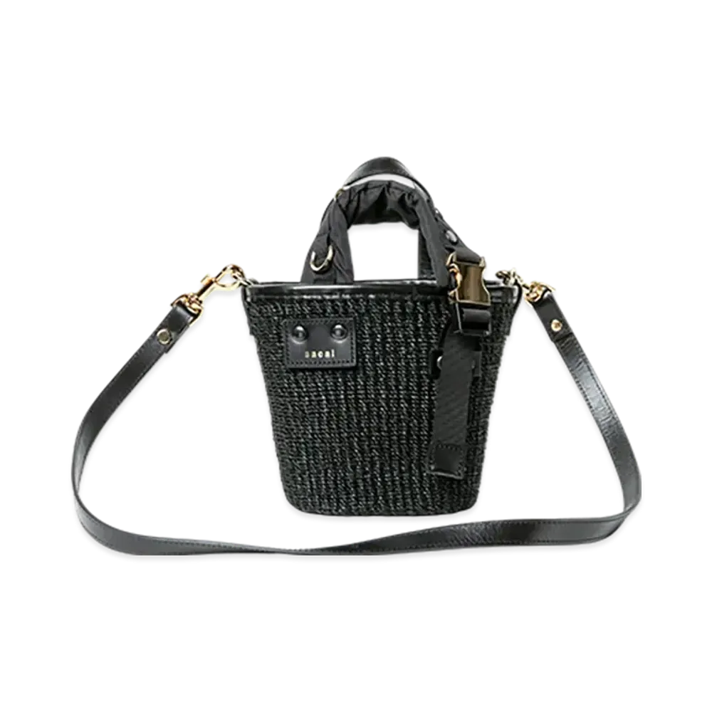sacai Hybrid Marche Micro Bag "Black"