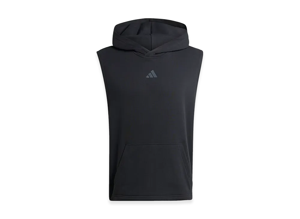 adidas Primelift Workout Sleeveless Hoodie "Black"