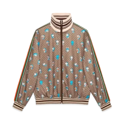 GUCCI x Doraemon Technical Track Jersey Jacket "Beige"