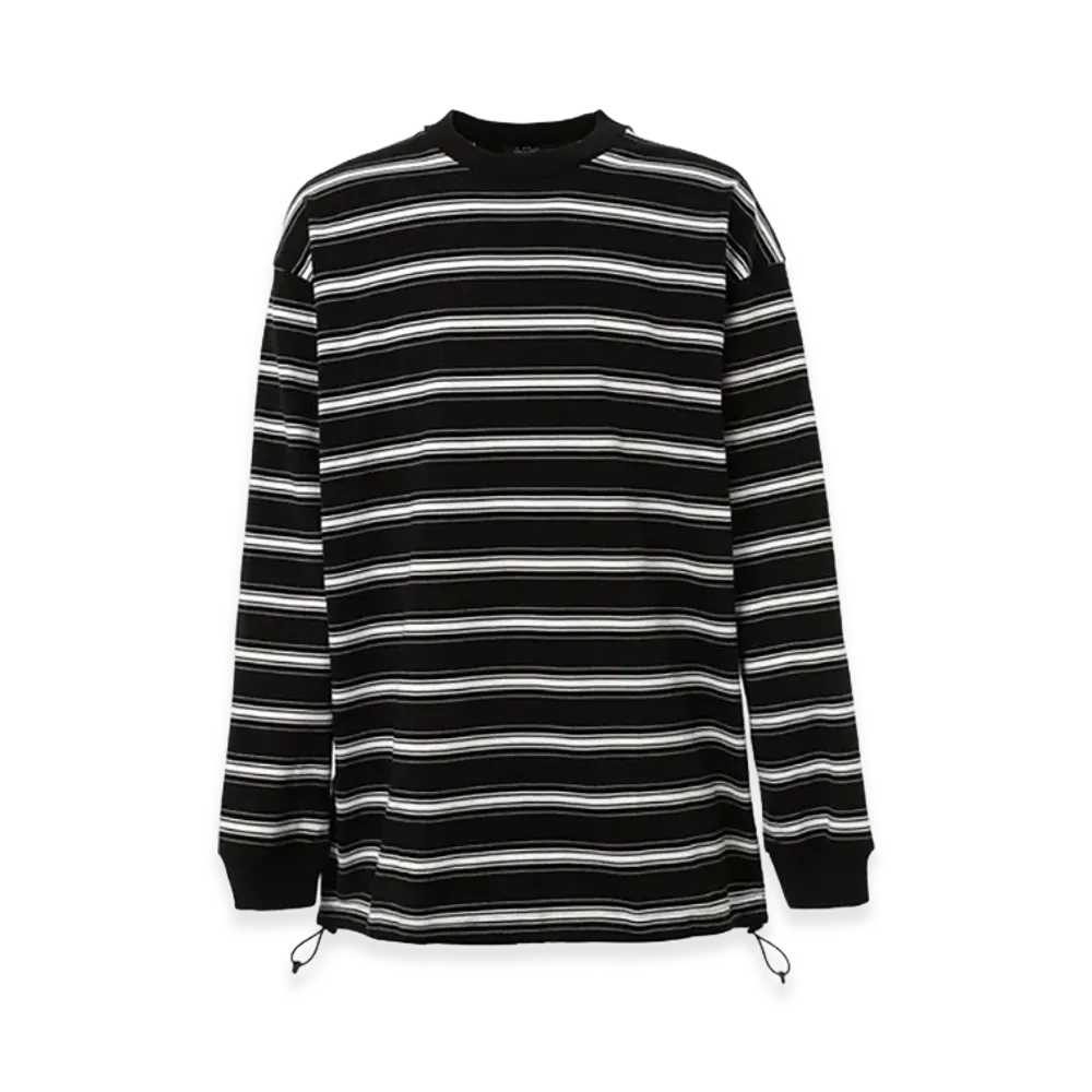 COMME des GARCONS HOMME Cotton Border T-Shirt Spindle "Black"