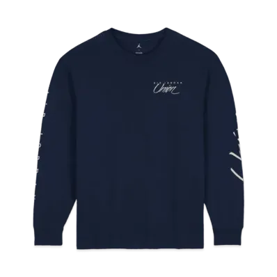 Jordan x UNION Long Sleeve Tee "Navy"