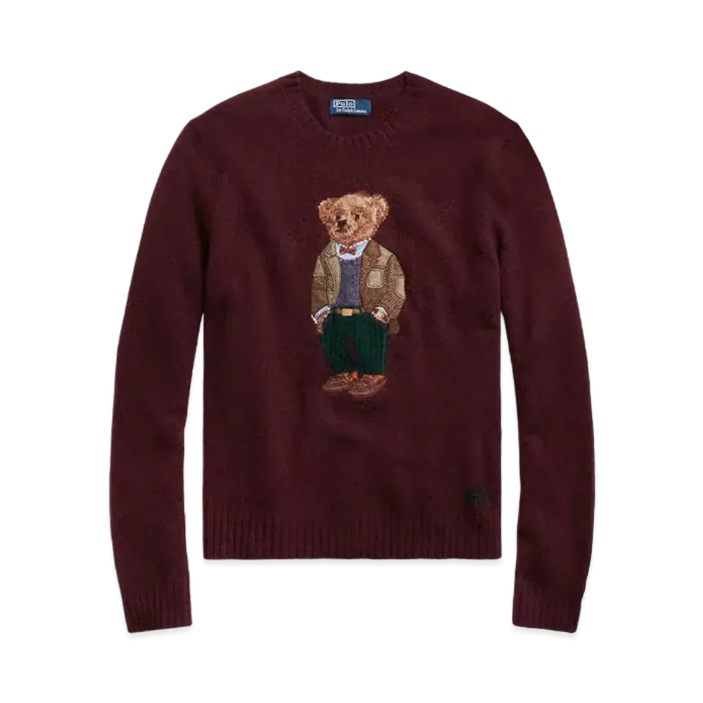 Polo Ralph Lauren Polo Bear Wool-Cashmere Sweater "Red"
