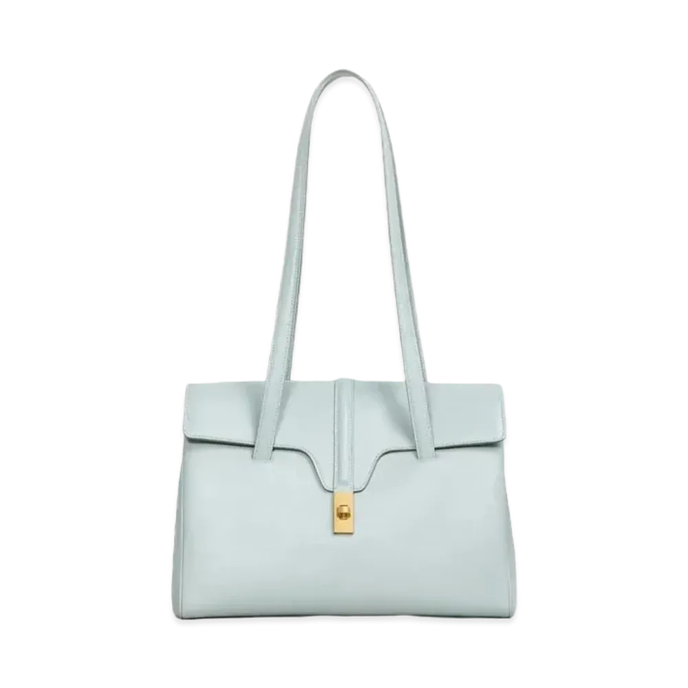 CELINE Medium Soft 16 Bag in Smooth Calfskin "Mineral" 