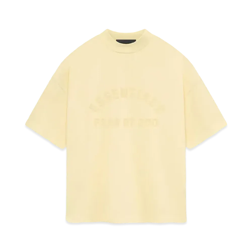 FEAR OF GOD ESSENTIALS Heavy Jersey SS Tee "Garden Yellow"