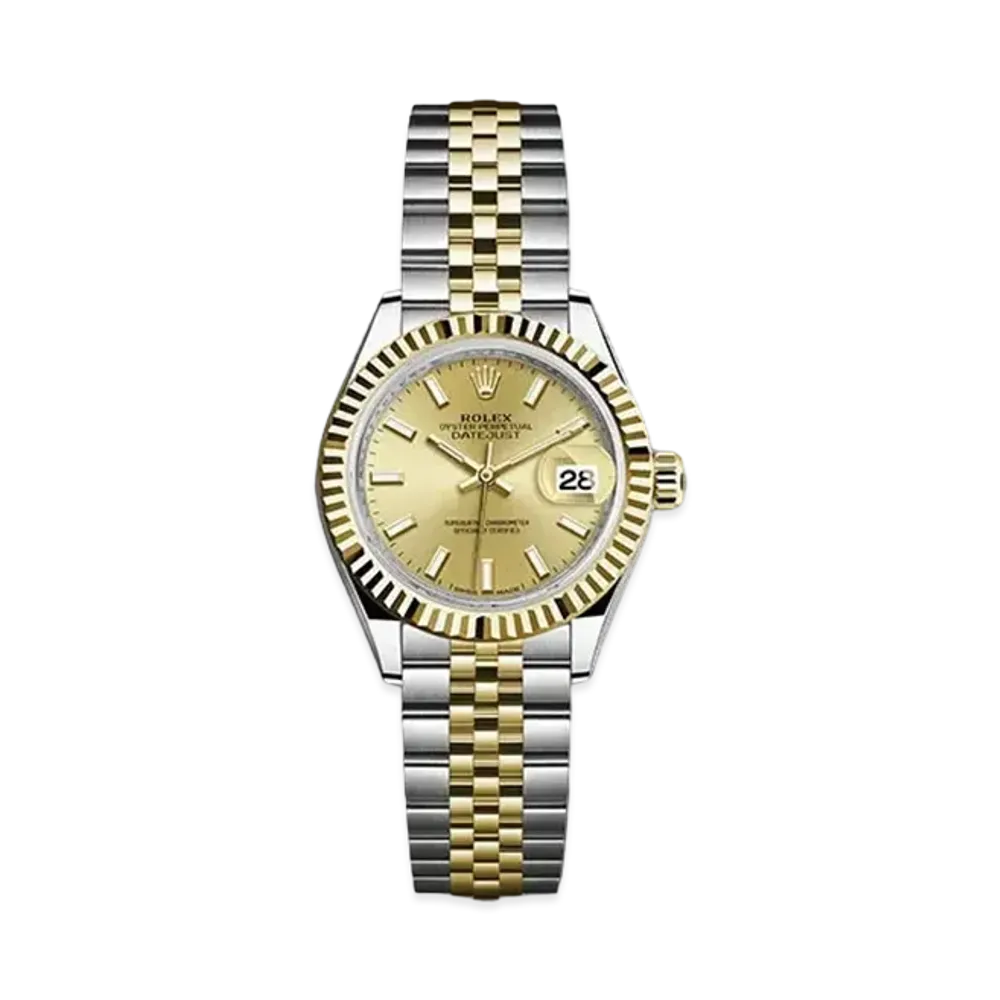 ROLEX Datejust 28 Champagne Gold Dial 279173