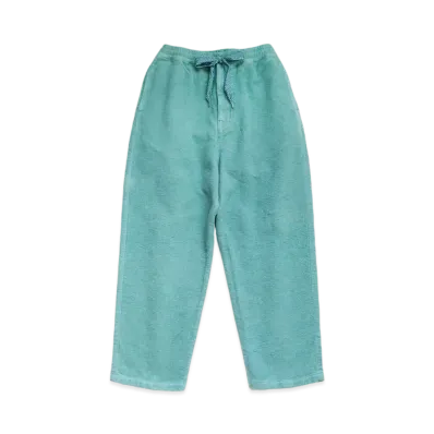 KAPITAL Napping Heat Call Easy Pants "Turquoise"