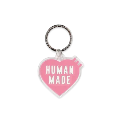 HUMAN MADE Heart Keyring "Pink"