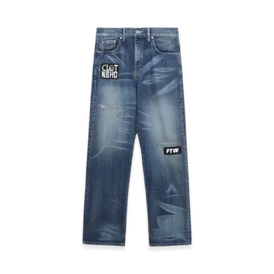 NEIGHBORHOOD x CLOT Savage Denim Deep Basic Pants "Indigo"
