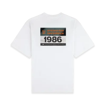 Aime Leon Dore x New Balance Running Bib Tee "Bright White"