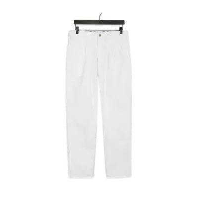 BEN DAVIS One-Tuck Active Work Pants "White"