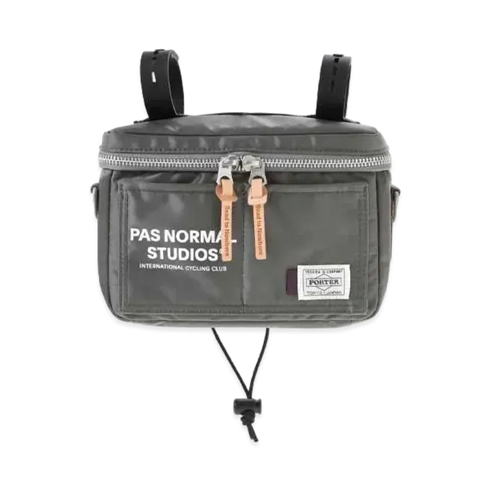 PORTER x PAS NORMAL STUDIOS Handlebar Bag "Gray"