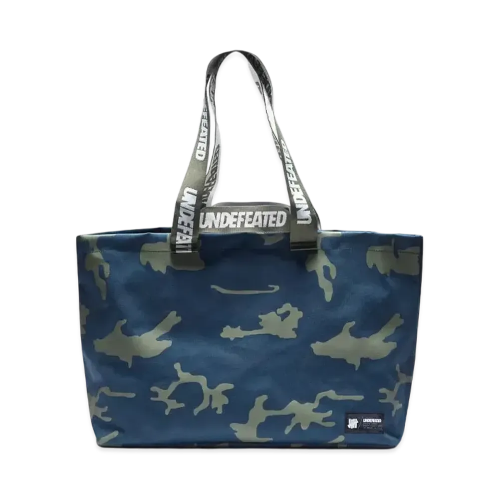 UNDEFEATED Waxed Canvas Tote "Camo"