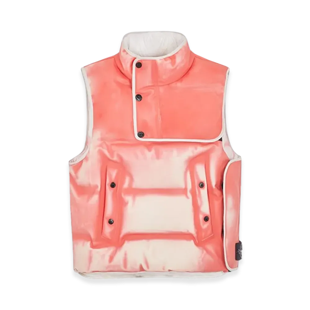 Stone Island G1399 Poly Strata Ice Jacket Down Vest - 23FW "Stucco"