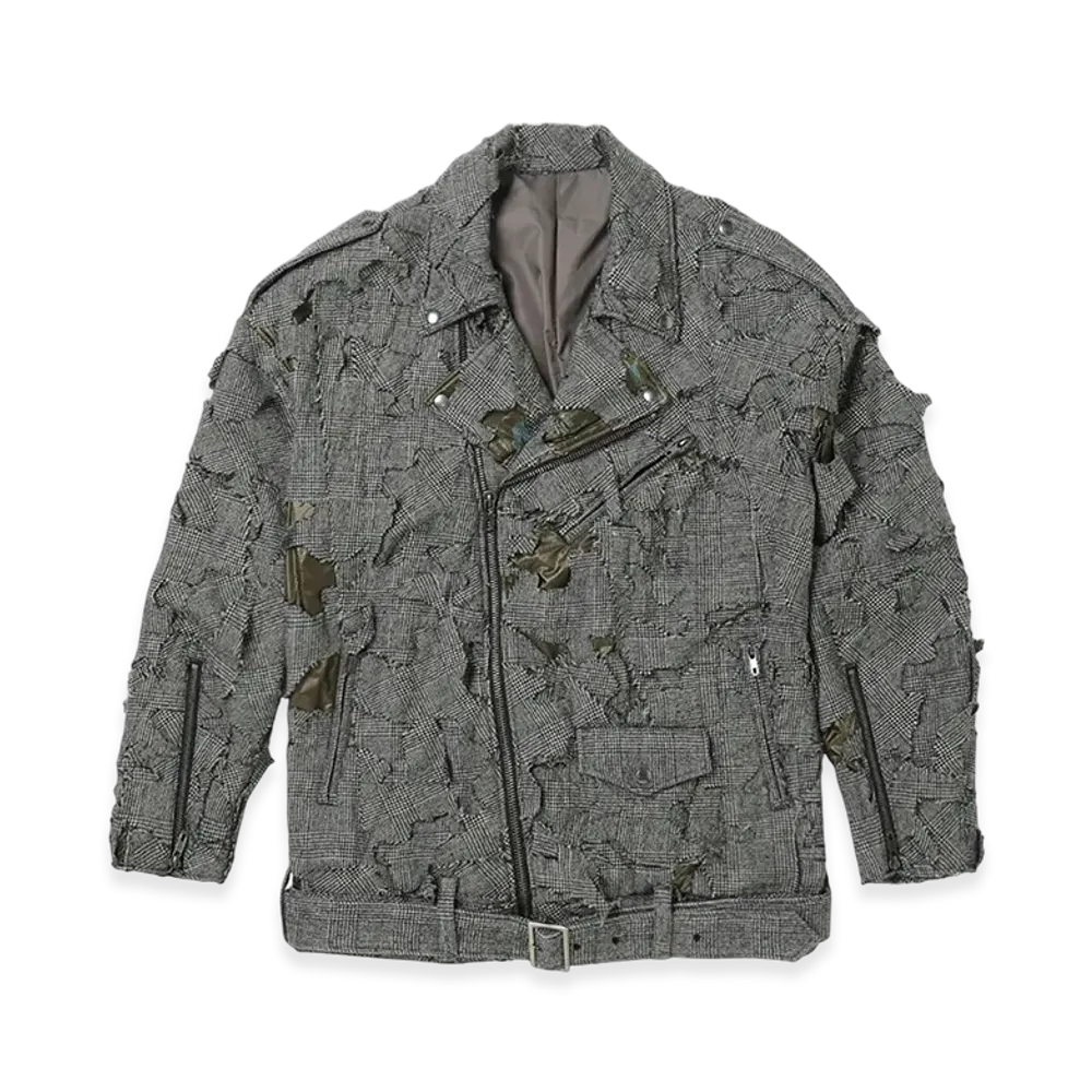 Ground Y x CHAINSAW MAN Collaborate Collection Explosion Camouflage Riders "Gray"