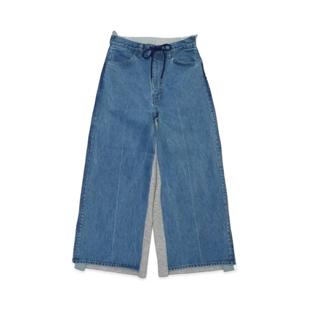 FACETASM Jersey Merging Denim "Indigo"
