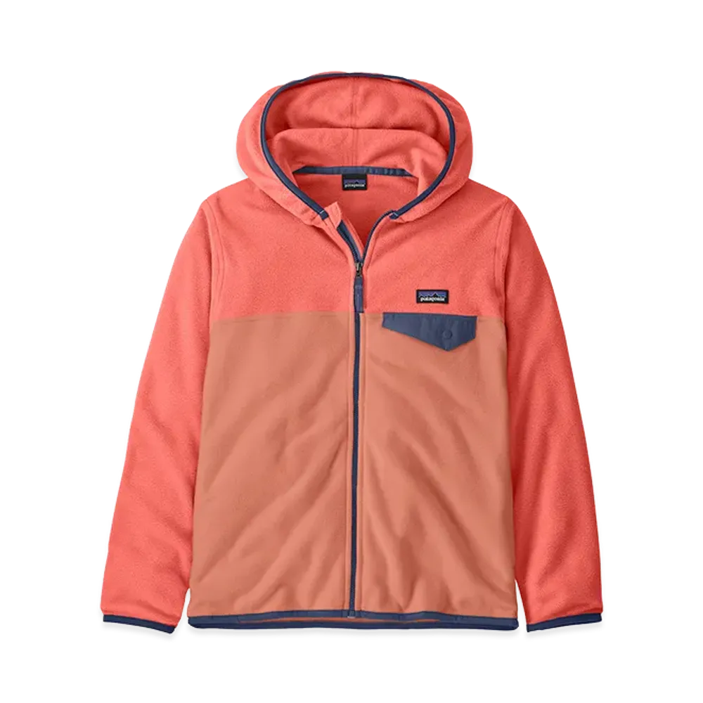 Patagonia Kids Micro D Snap-T Jacket "Moment Pink"