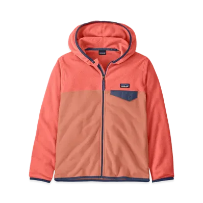 Patagonia Kids Micro D Snap-T Jacket "Moment Pink"