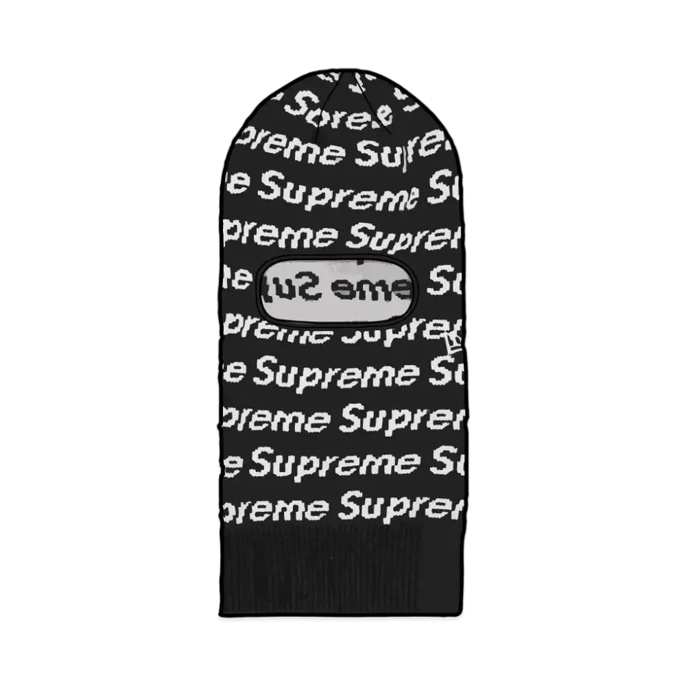 Supreme New Era Repeat Balaclava "Black"