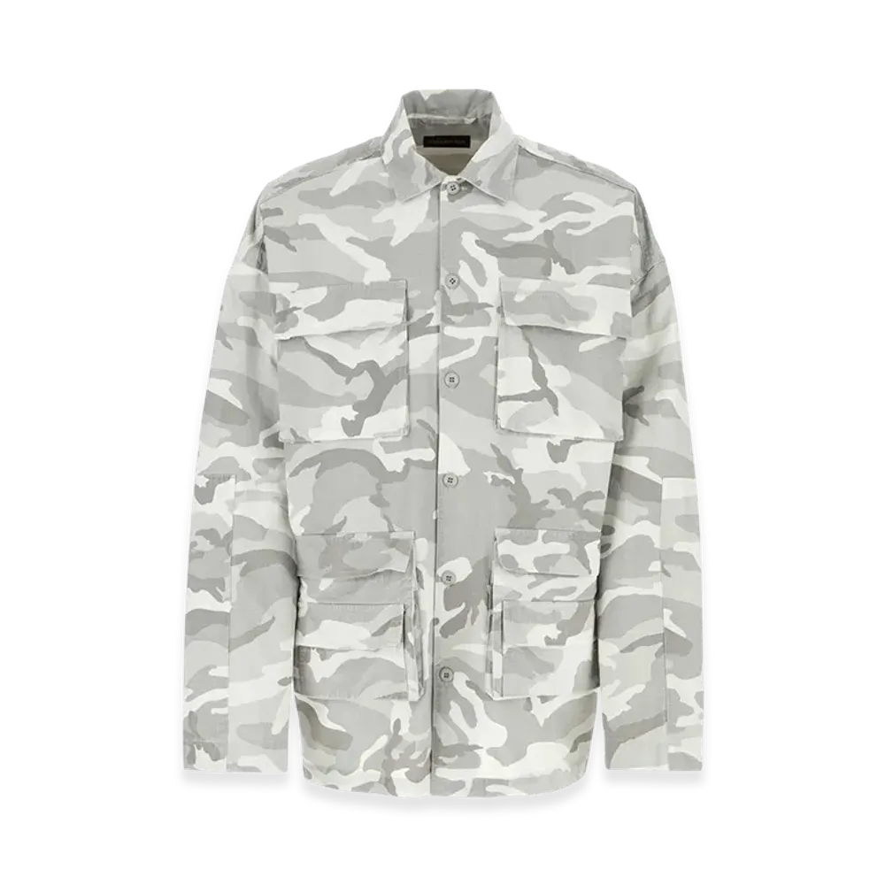 BALENCIAGA Printed Cotton Shirt "Camouflage"