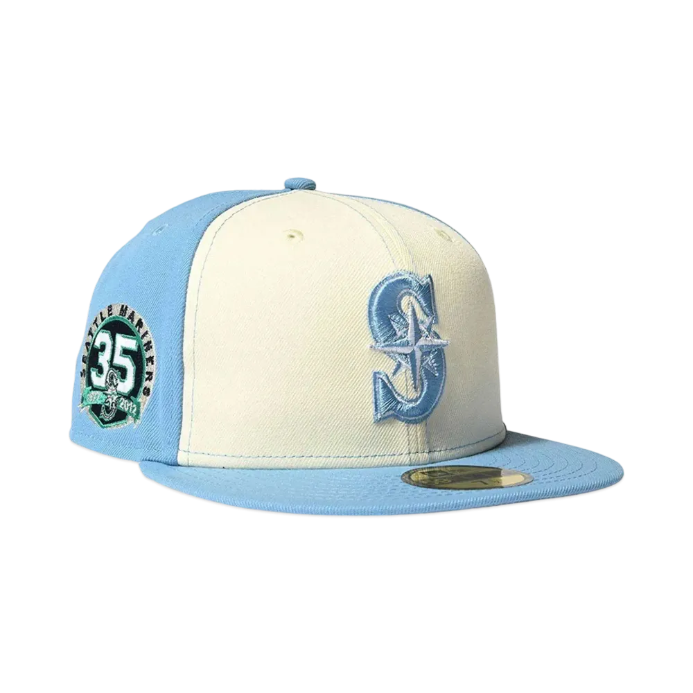 HOME GAME SEATLE MARINERS CO 35TH ANV 59FIFTY "CHROME/BLUE"
