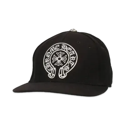 Chrome Hearts Trucker Cap Denim Horseshoe Stitch "Black"