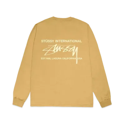 Stussy Smooth Int. LS Tee "Curry" (FA24)