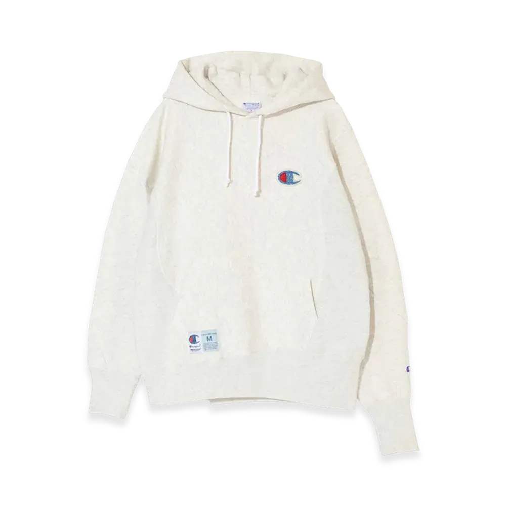 UNDERCOVER x Champion Cotton Polyester Fleece Lined Sweat Hoodie "Oatmeal"