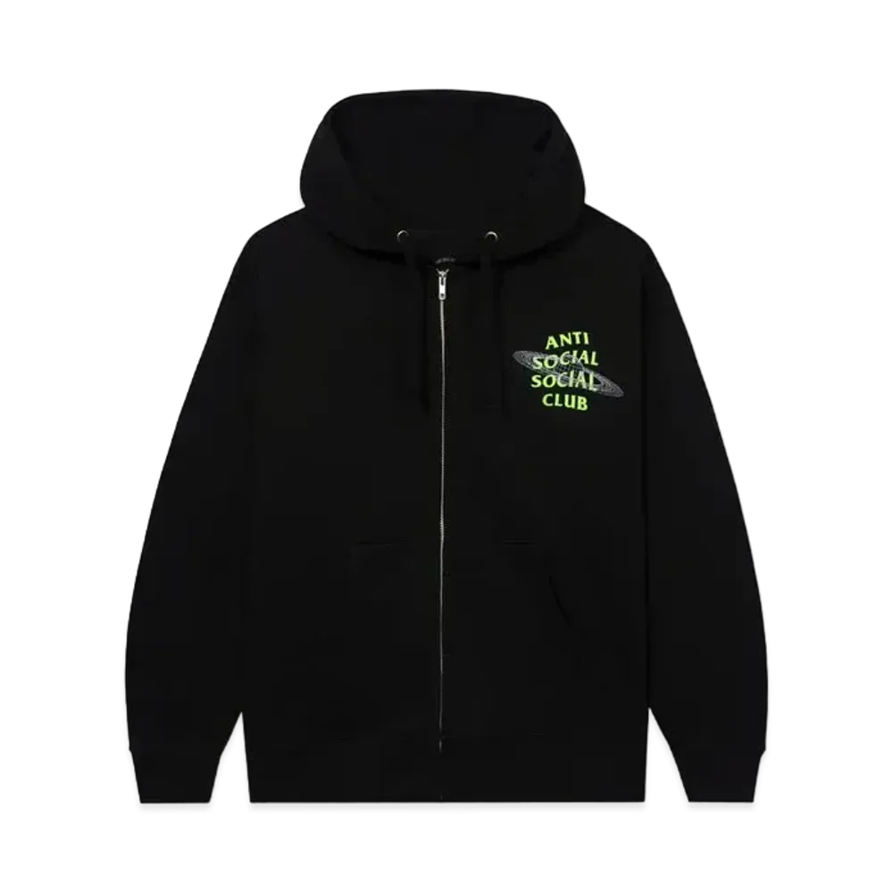 ANTI SOCIAL SOCIAL CLUB FA22 The Shape Of Things Black Zip Hoodie "Black"