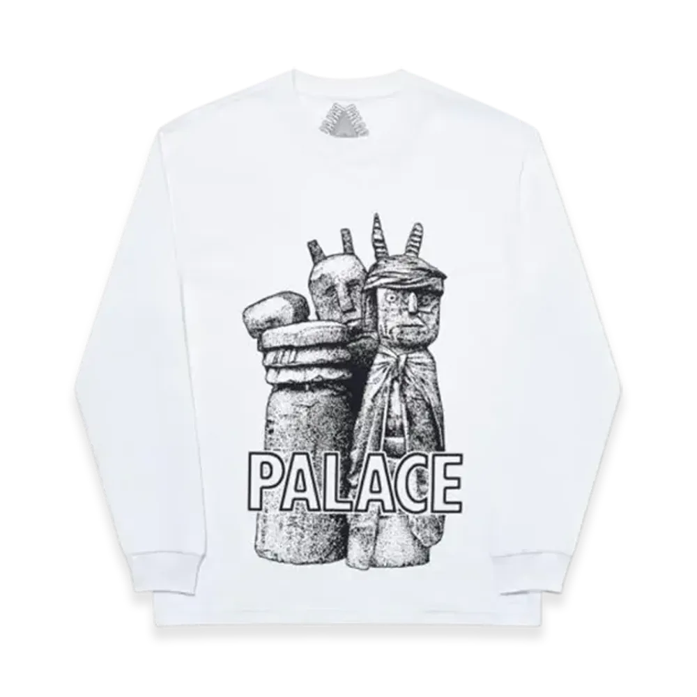 PALACE Winz Longsleeve "White"