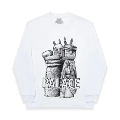 PALACE Winz Longsleeve "White"