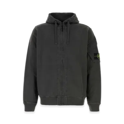 Stone Island Cotton Sweatshirt "Gray/Dark Grey"