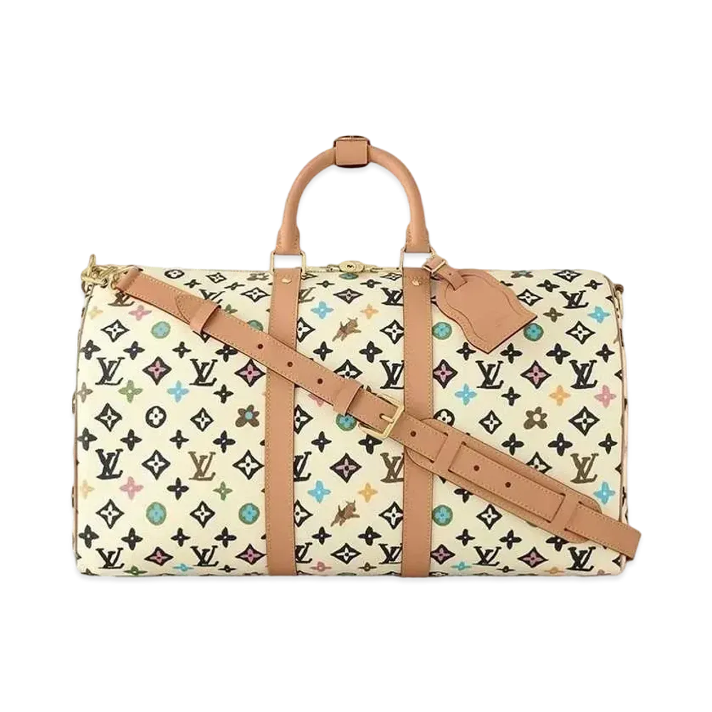 Tyler, The Creator x Louis Vuitton Keepall Bandouliere 45 Monogram Craggy "Vanilla"