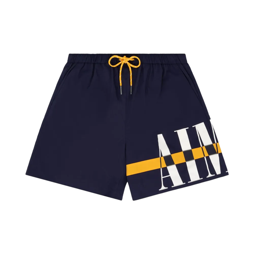 Aime Leon Dore Colorblock Logo Short "Navy"