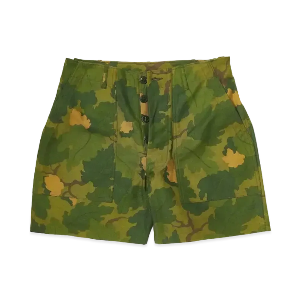 THE REAL McCOY'S Camouflage Civilian Shorts Mitchell Pattern "Green"