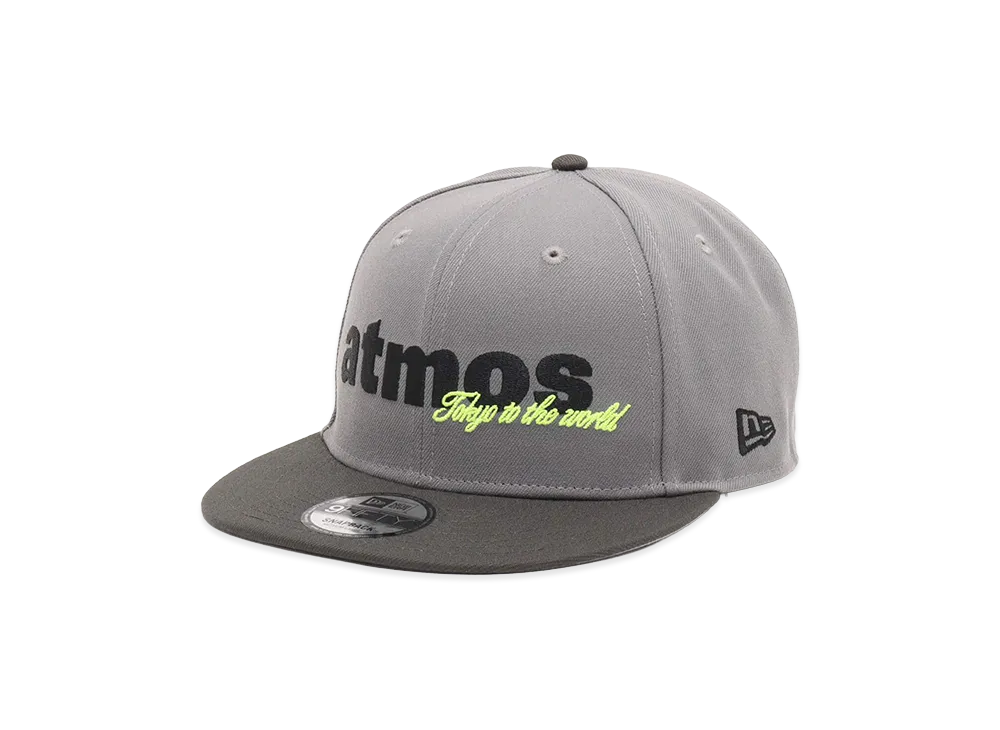 NEW ERA x atmos 9Fifty Stormgray Yellowgradation "Gray"