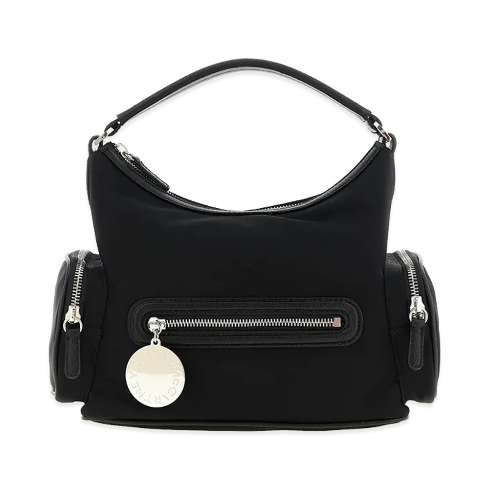 STELLA McCARTNEY Women's Dartmoor Econyl Shoulder Bag "Black"