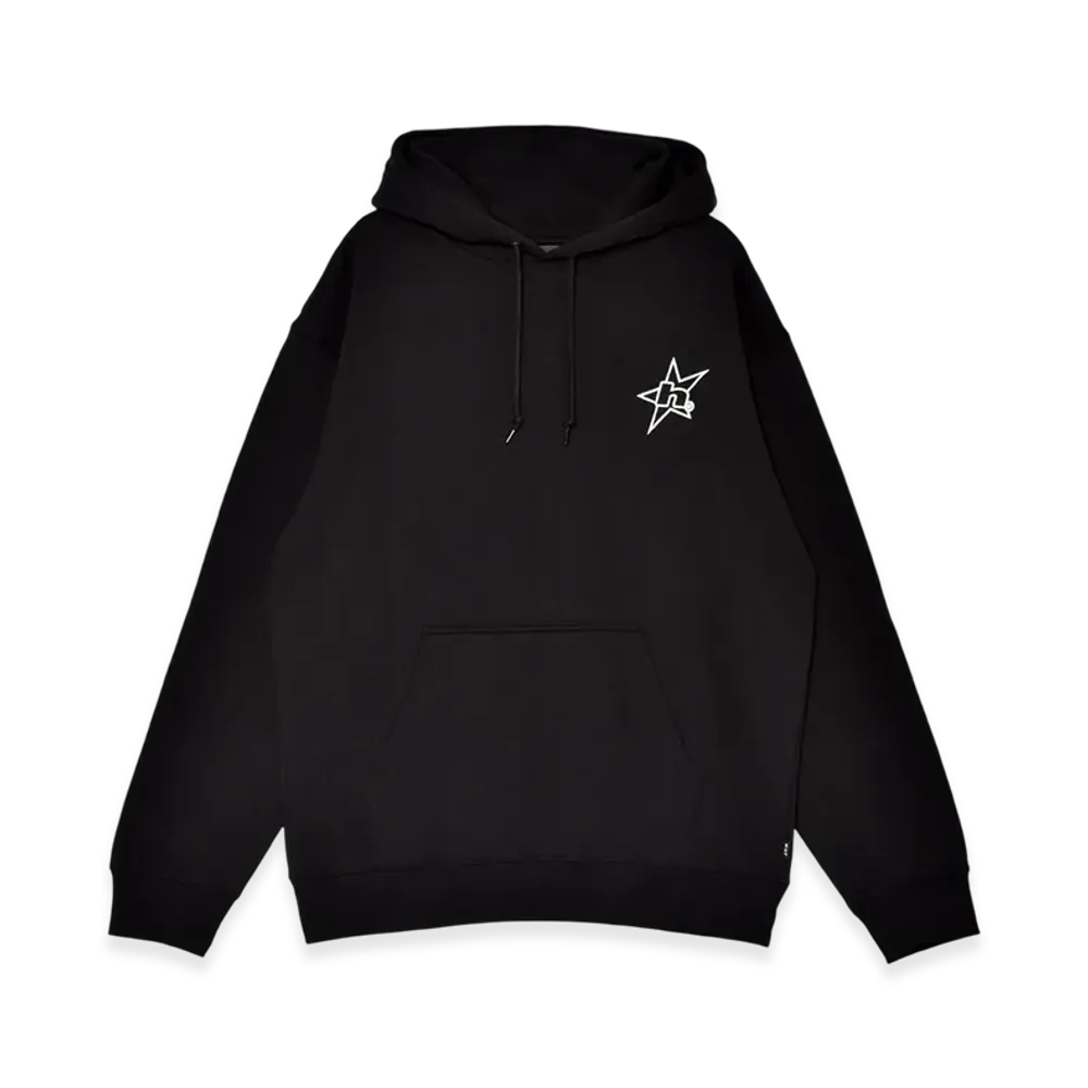 HUF H Star Logo Hoodie "Black"