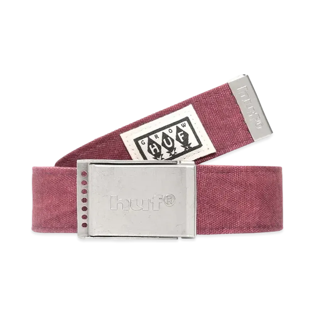 HUF Hemp Grinder Belt "Burgundy"