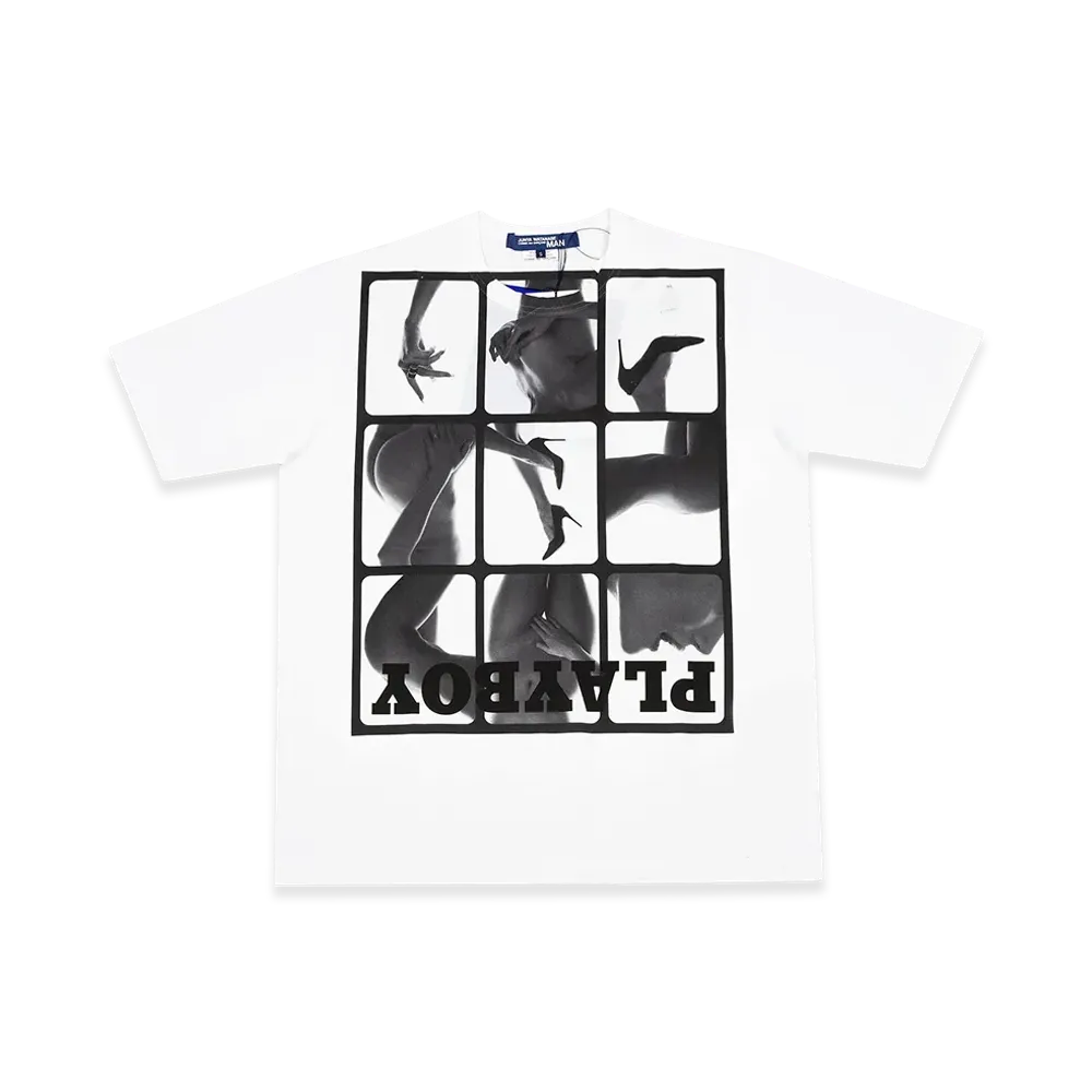 JUNYA WATANABE MAN Graphic Tee "White/Black"